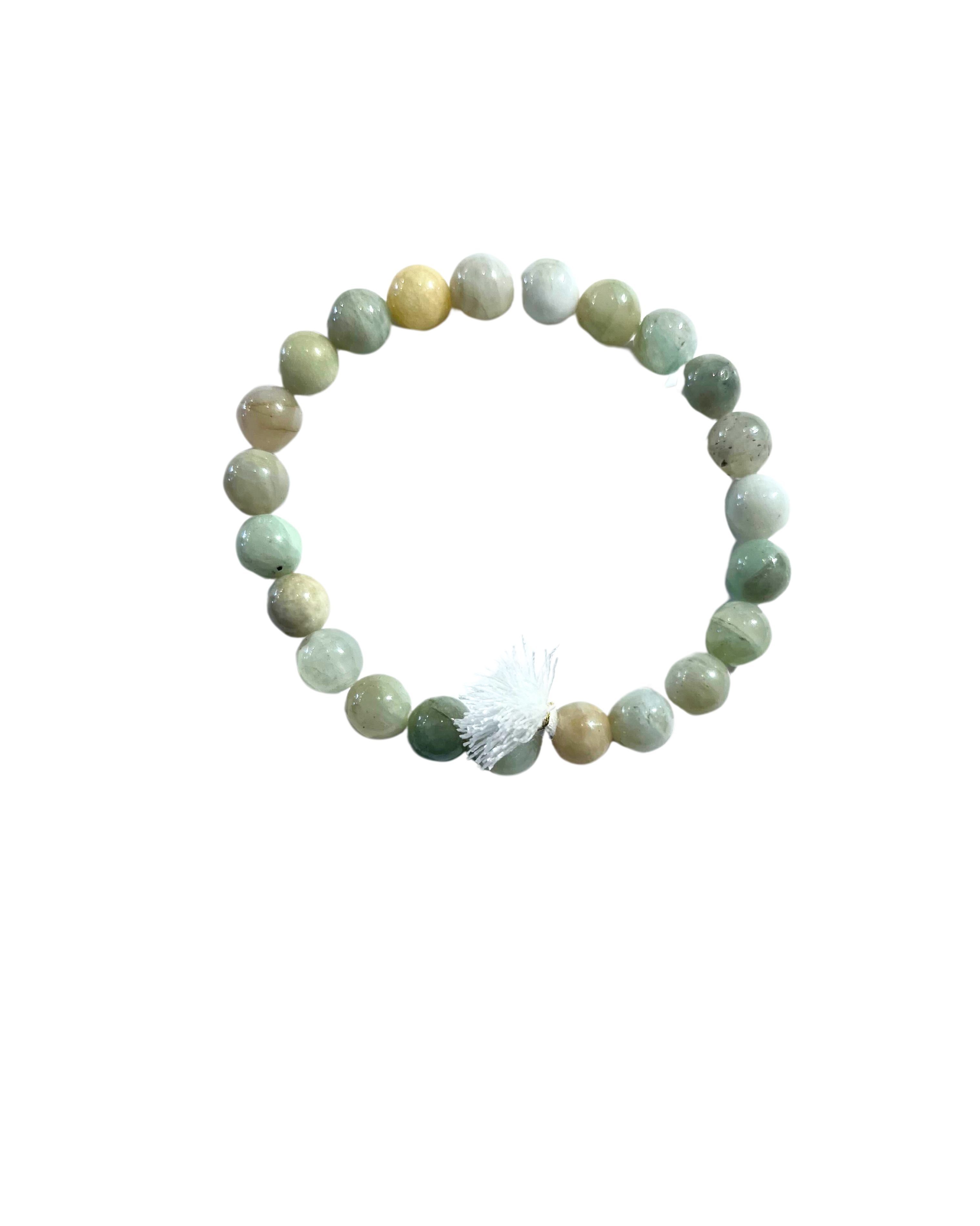 Burmese Jade Mala Bracelet