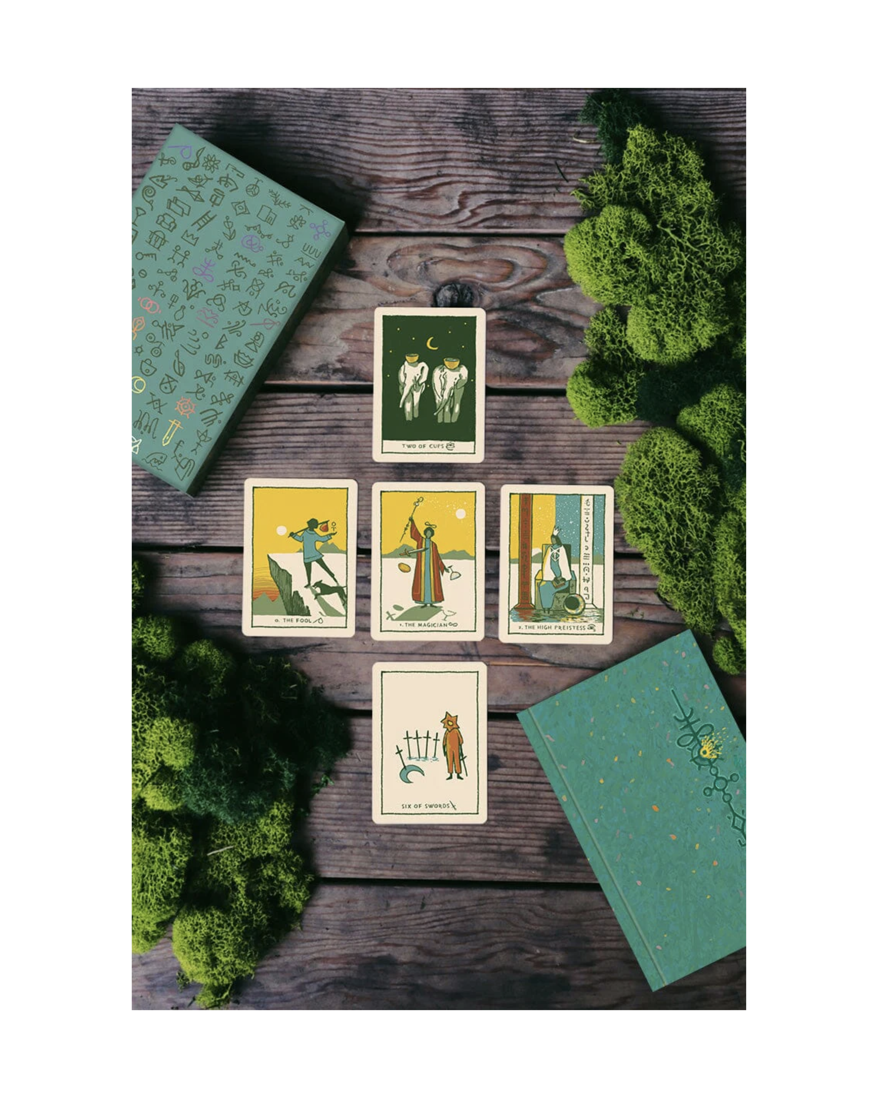 Green Glyphs Tarot