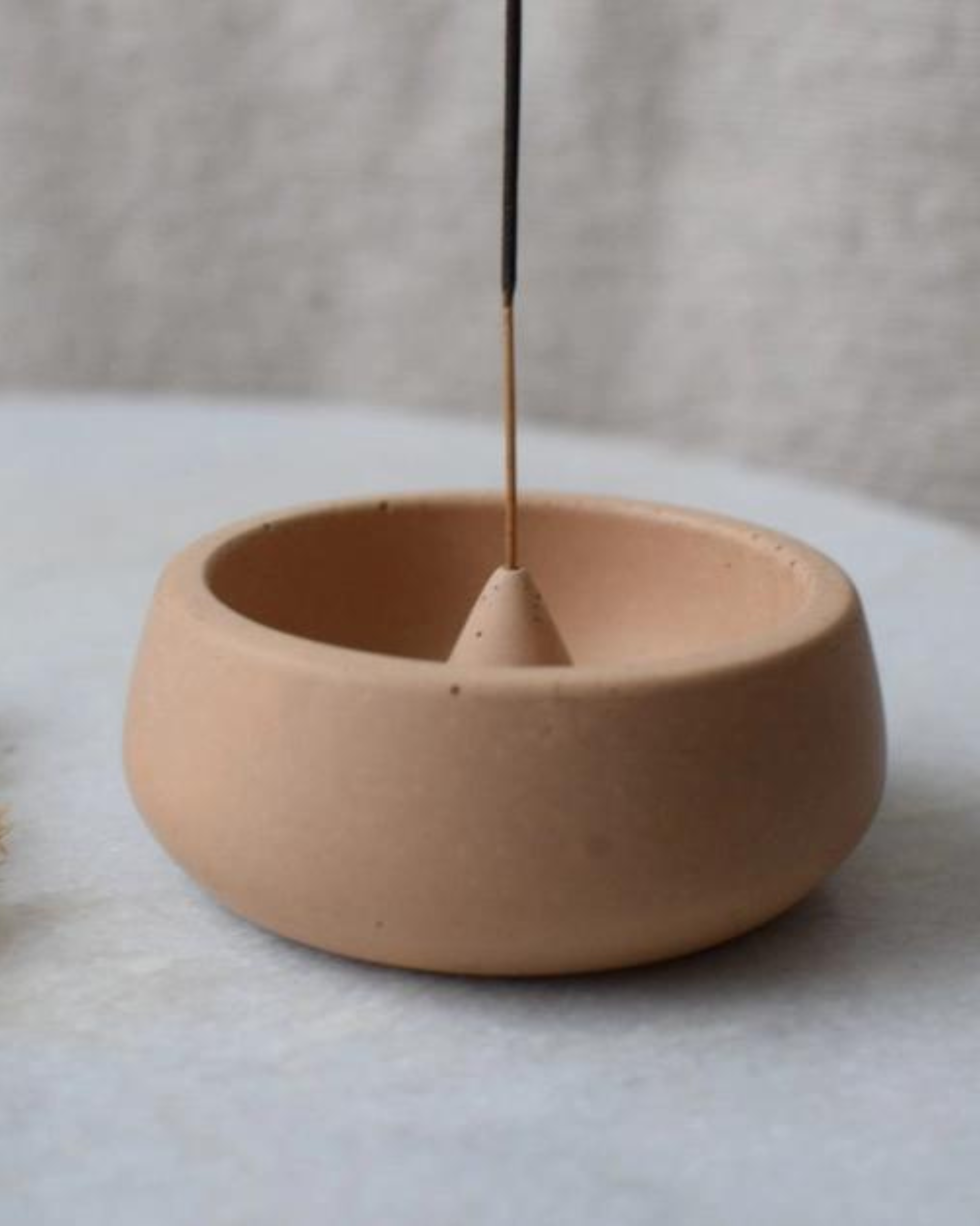 Handmade Incense Holder - Light Terracotta