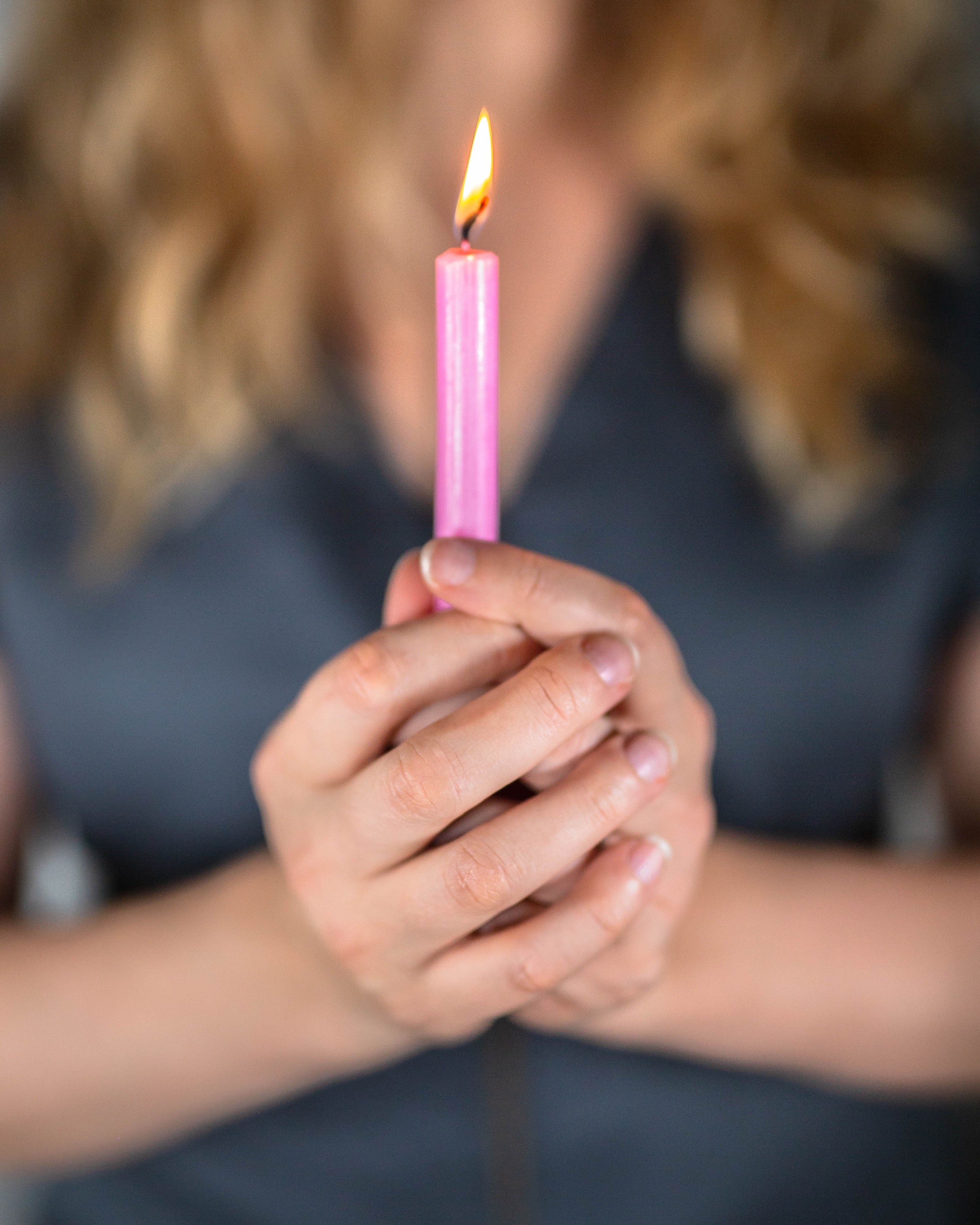 Pink Spell Candle