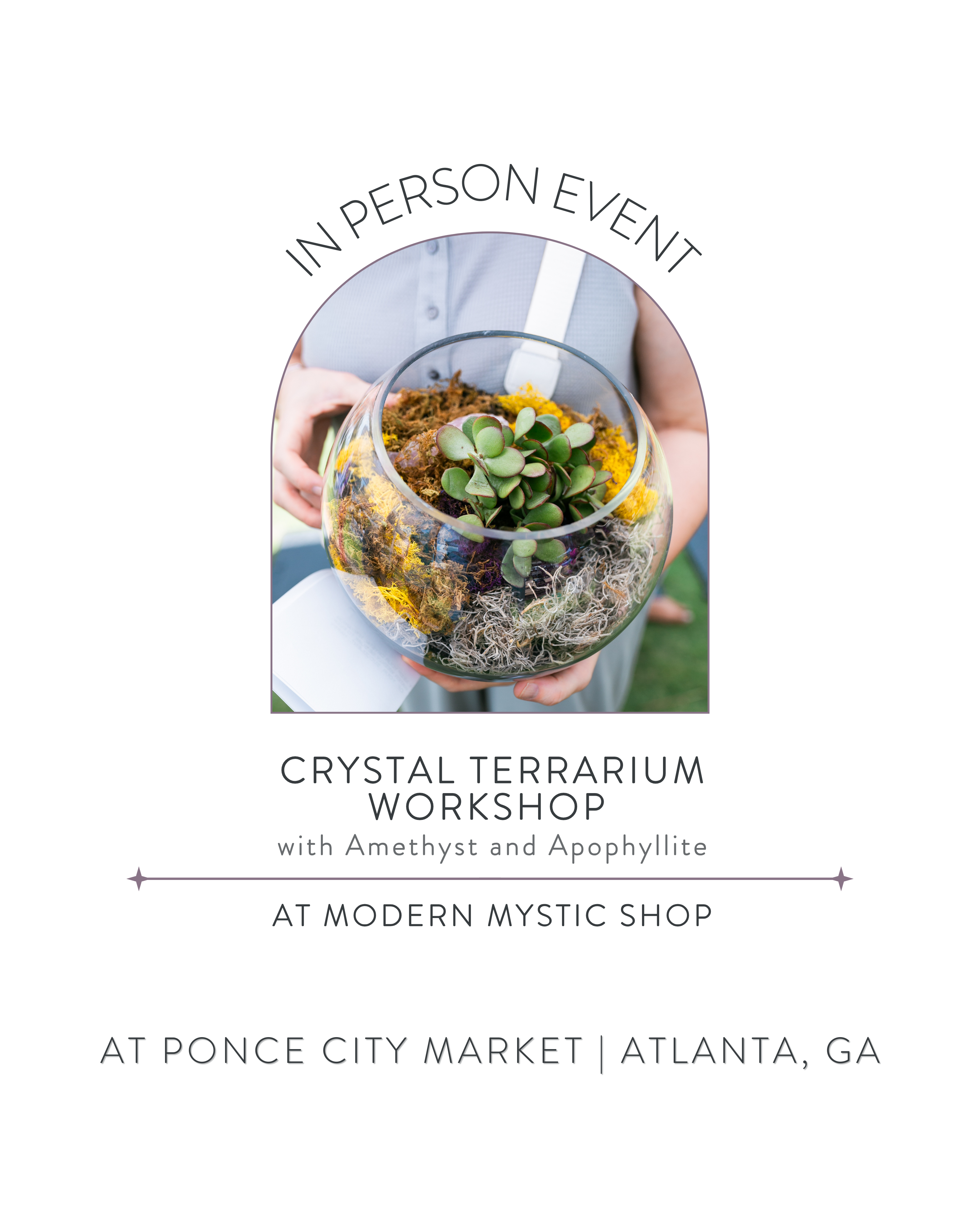 Crystal Terrarium Workshop