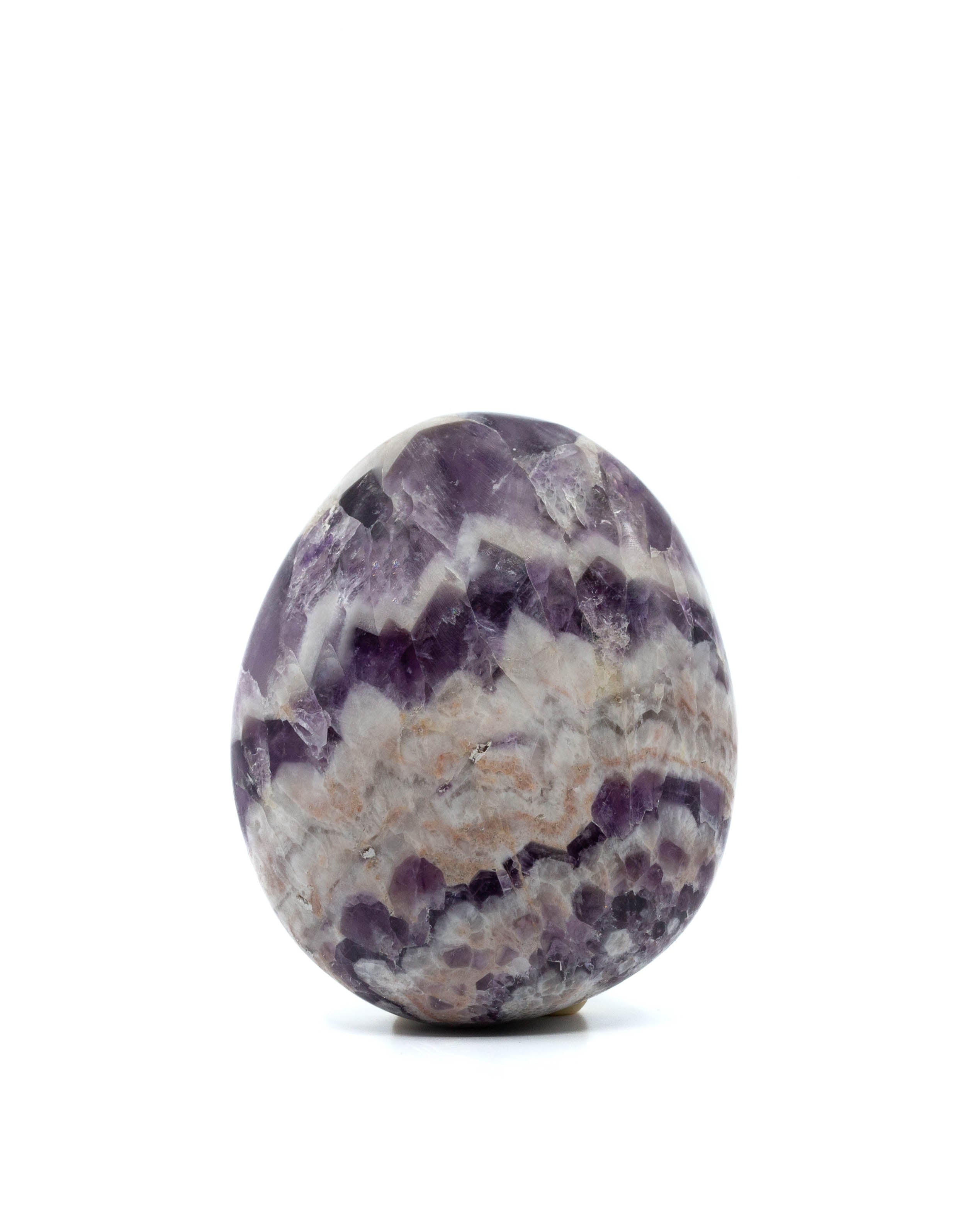 Chevron Amethyst Pebble