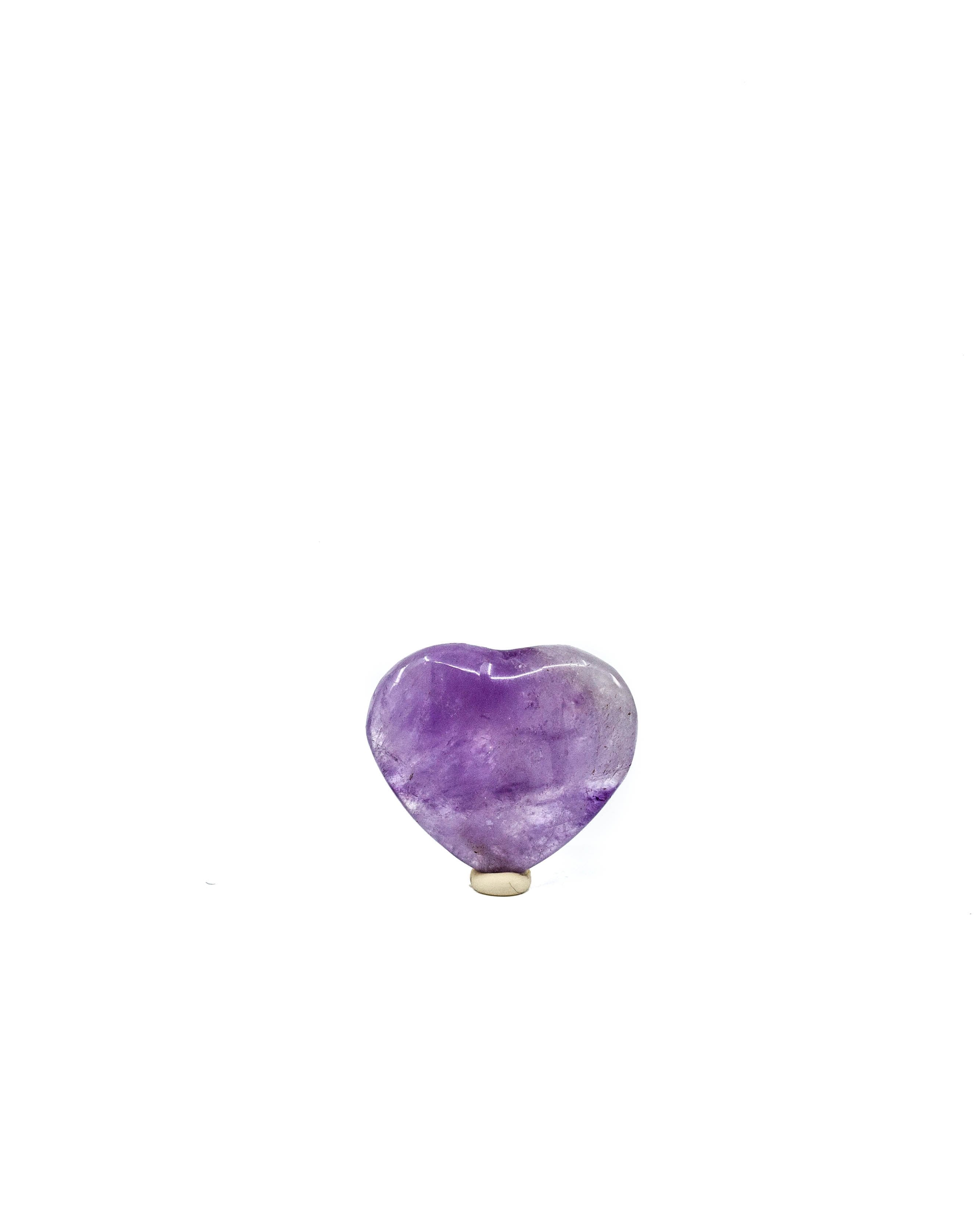 Tumbled Amethyst Heart